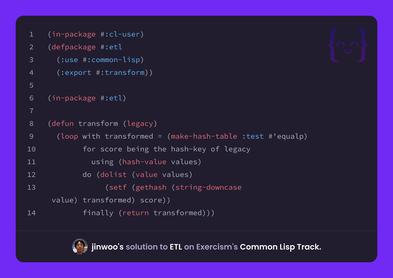 jinwoo's solution for ETL in Common Lisp on Exercism