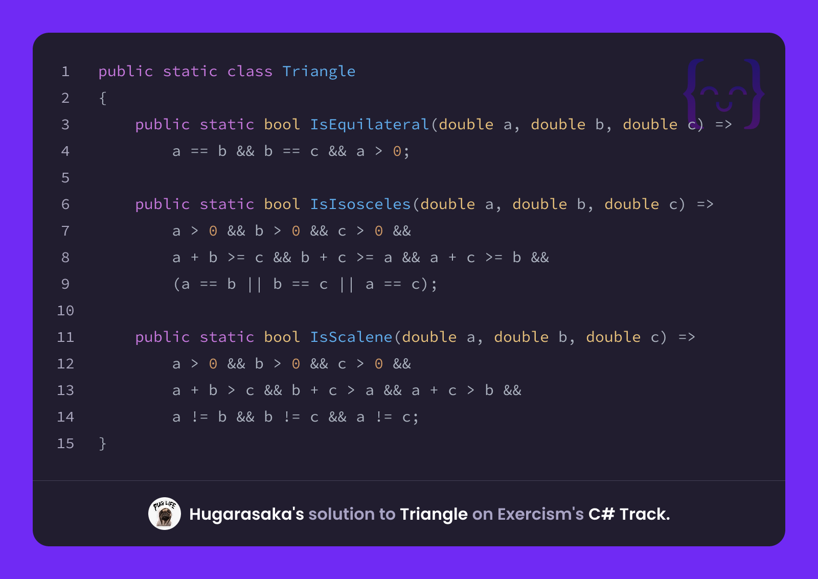 Hugarasaka's solution for Triangle in C# on Exercism