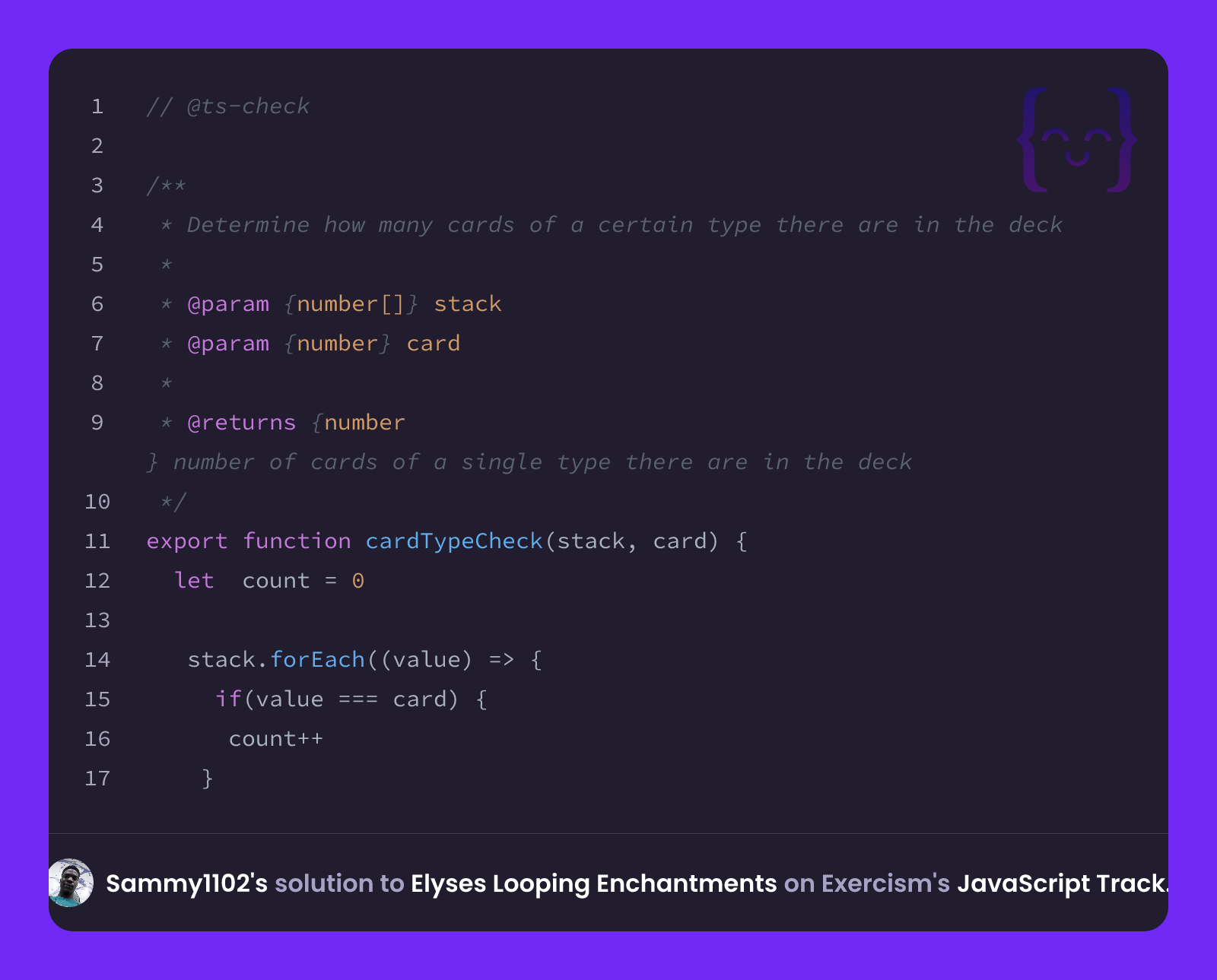 Sammy1102's solution for Elyses Looping Enchantments in JavaScript on ...