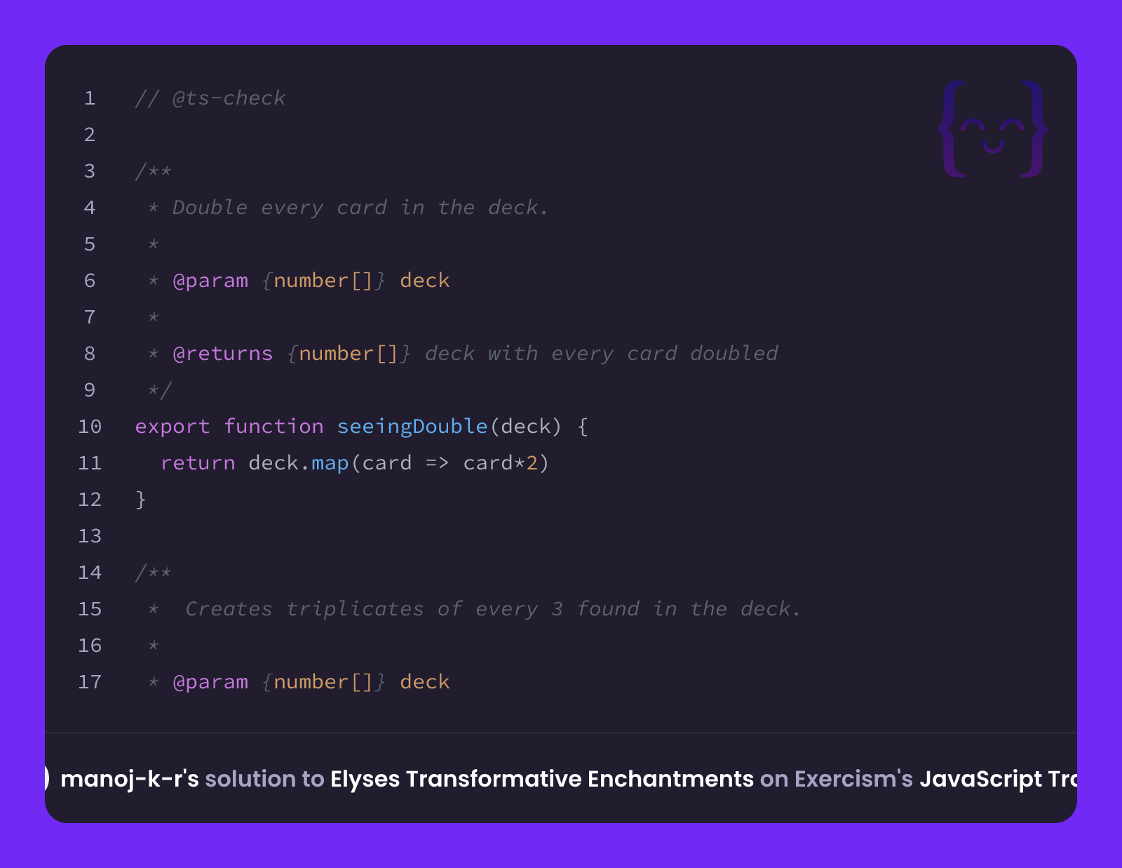 Manoj Js Store manoj-k-r's solution for Elyses Transformative Enchantments in ...