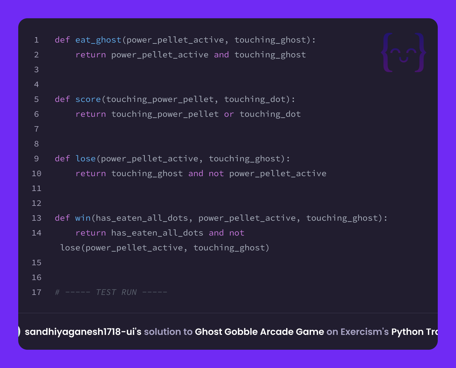 sandhiyaganesh1718-ui's solution for Ghost Gobble Arcade Game in Python ...