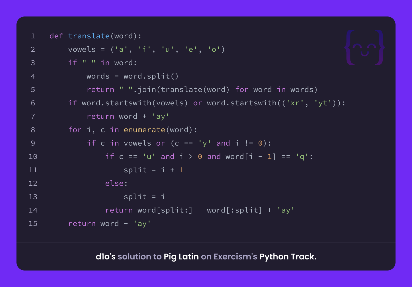 d1o's solution for Pig Latin in Python on Exercism