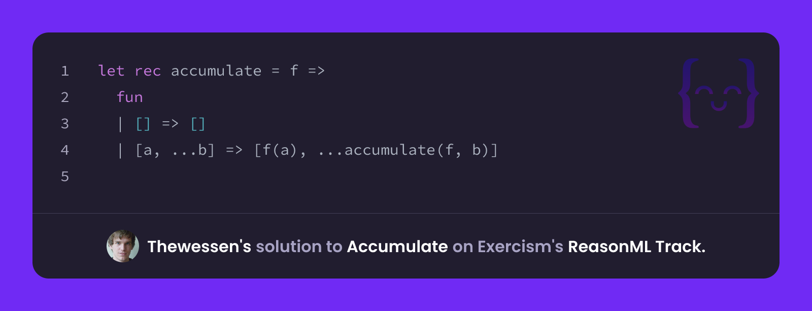 Thewessen's solution for Accumulate in ReasonML on Exercism