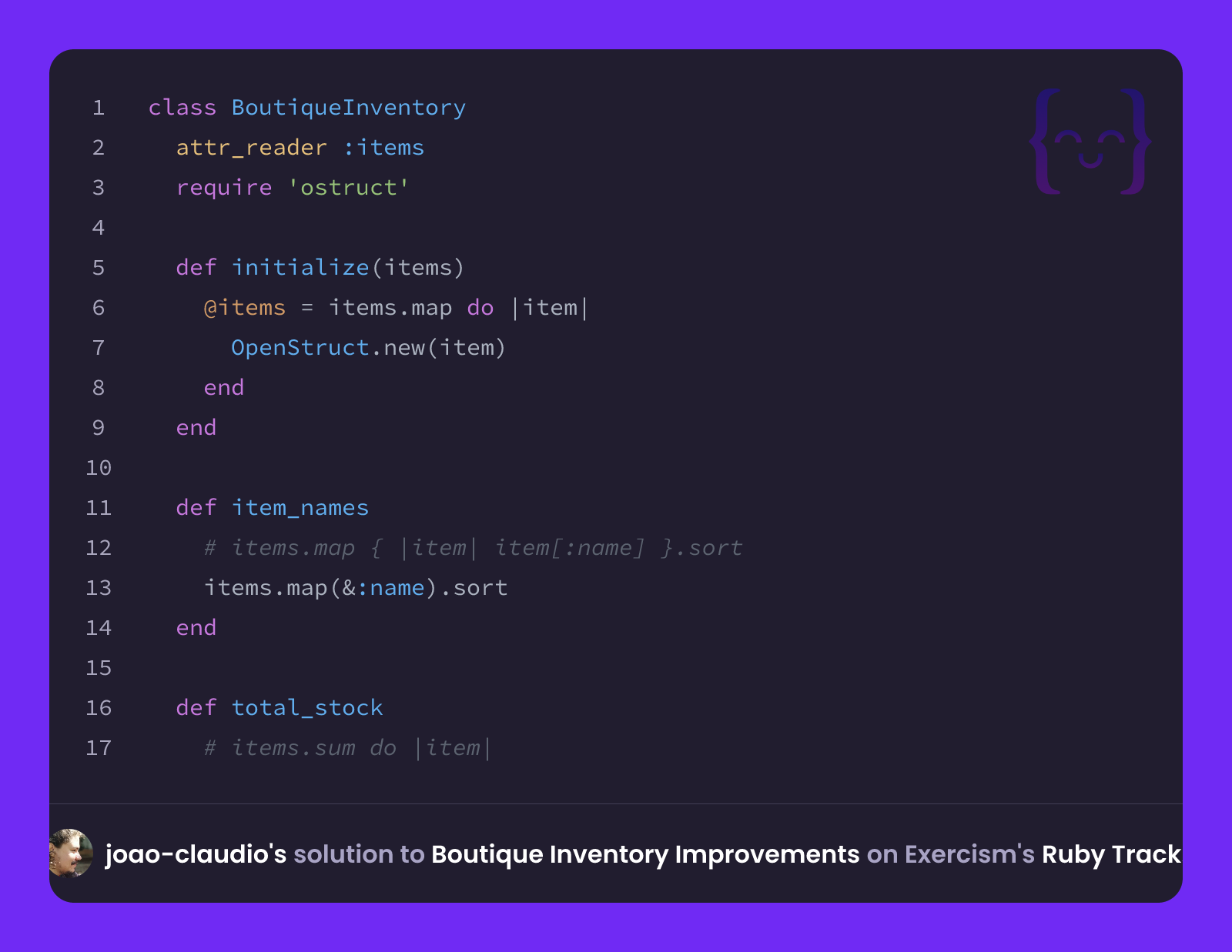 joao-claudio's solution for Boutique Inventory Improvements in Ruby on ...