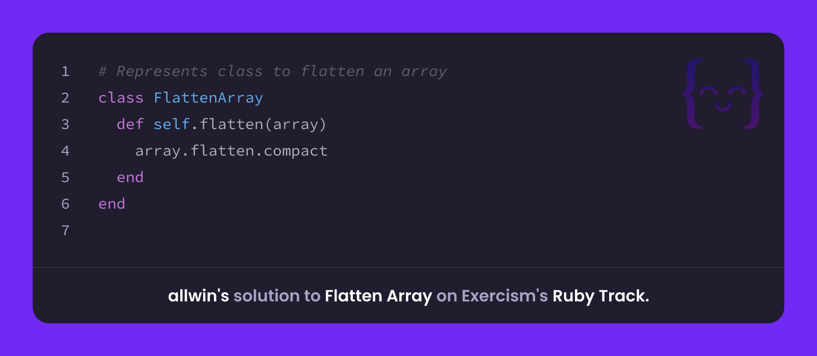 allwin's solution for Flatten Array in Ruby on Exercism