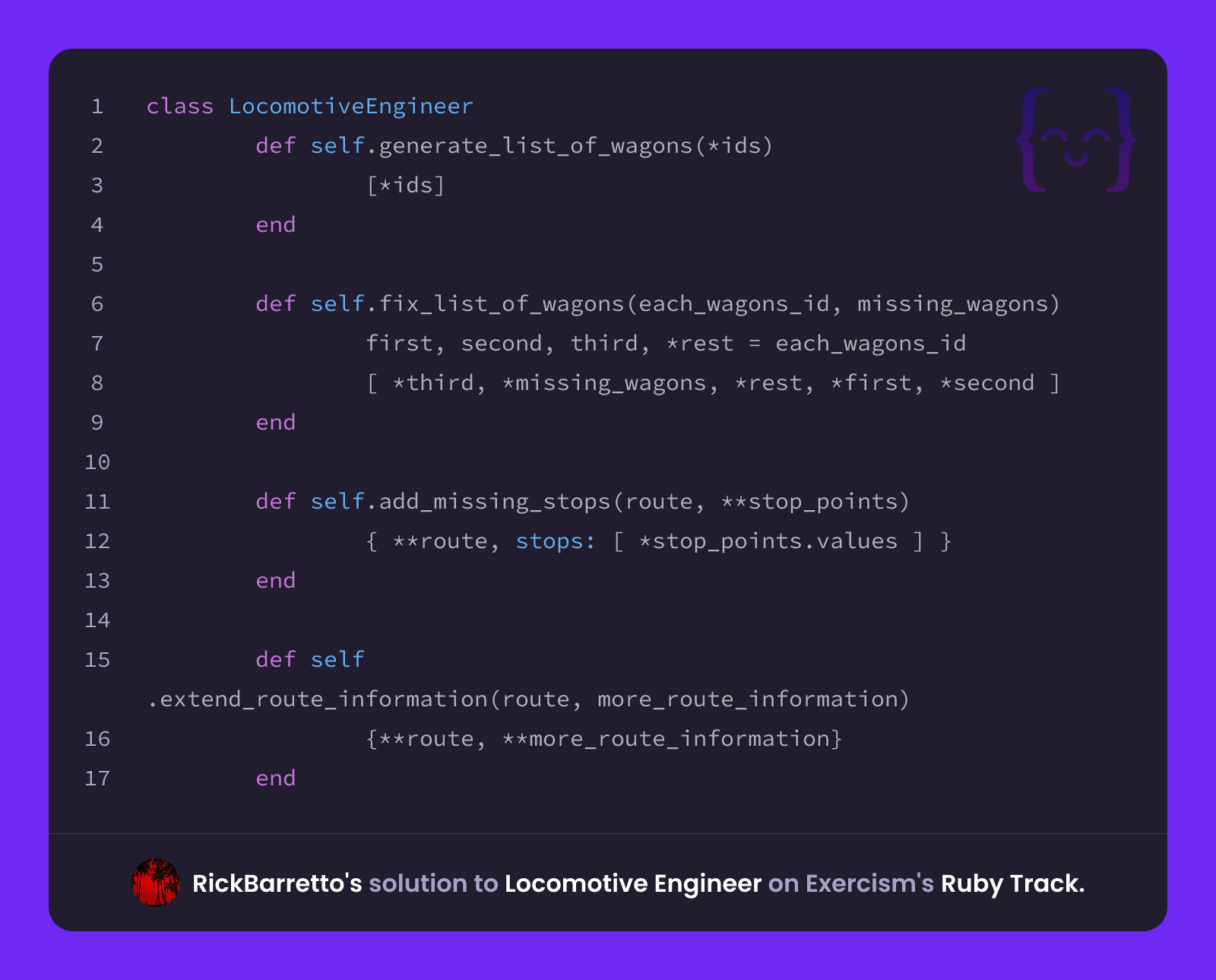 RickBarretto's solution for Locomotive Engineer in Ruby on Exercism