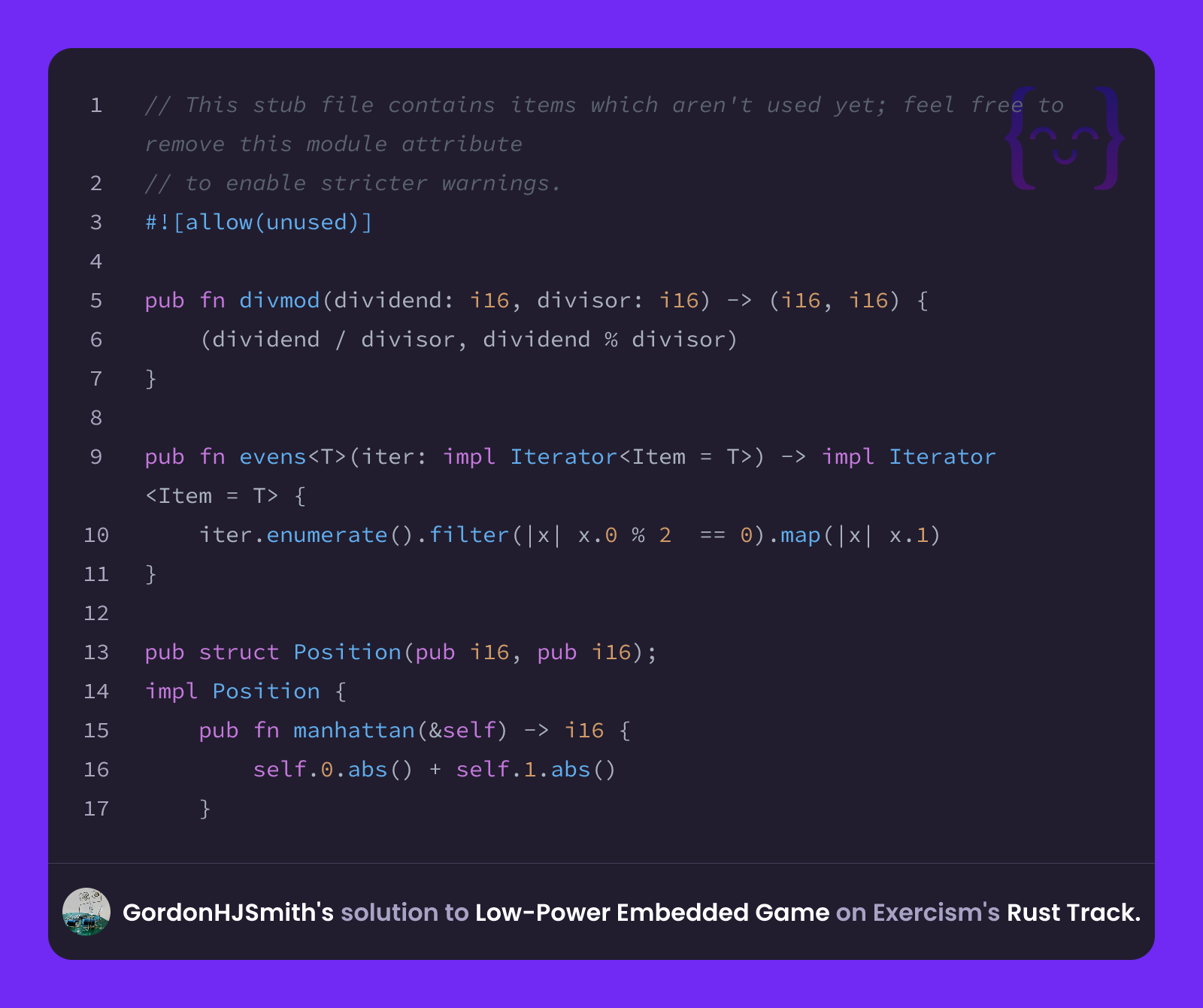 GordonHJSmith's solution for Low-Power Embedded Game in Rust on Exercism