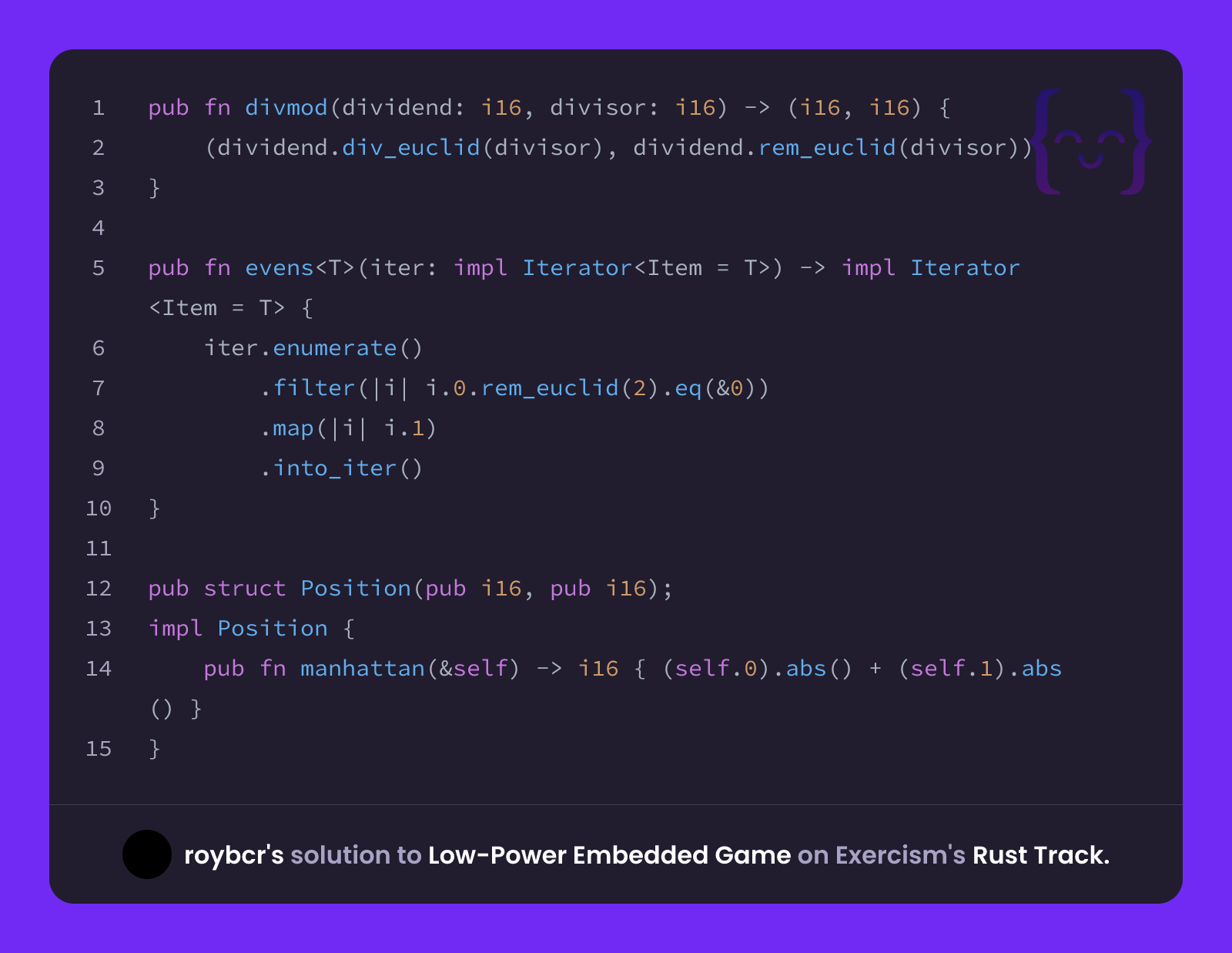 roybcr's solution for Low-Power Embedded Game in Rust on Exercism